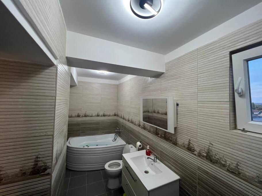 Lovely Flat With Bathtub 5 Mins From Center クラヨーヴァ エクステリア 写真